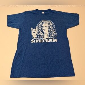Station Camp High School Socrates Tultex Blue Graphic Tee Medium Unisex